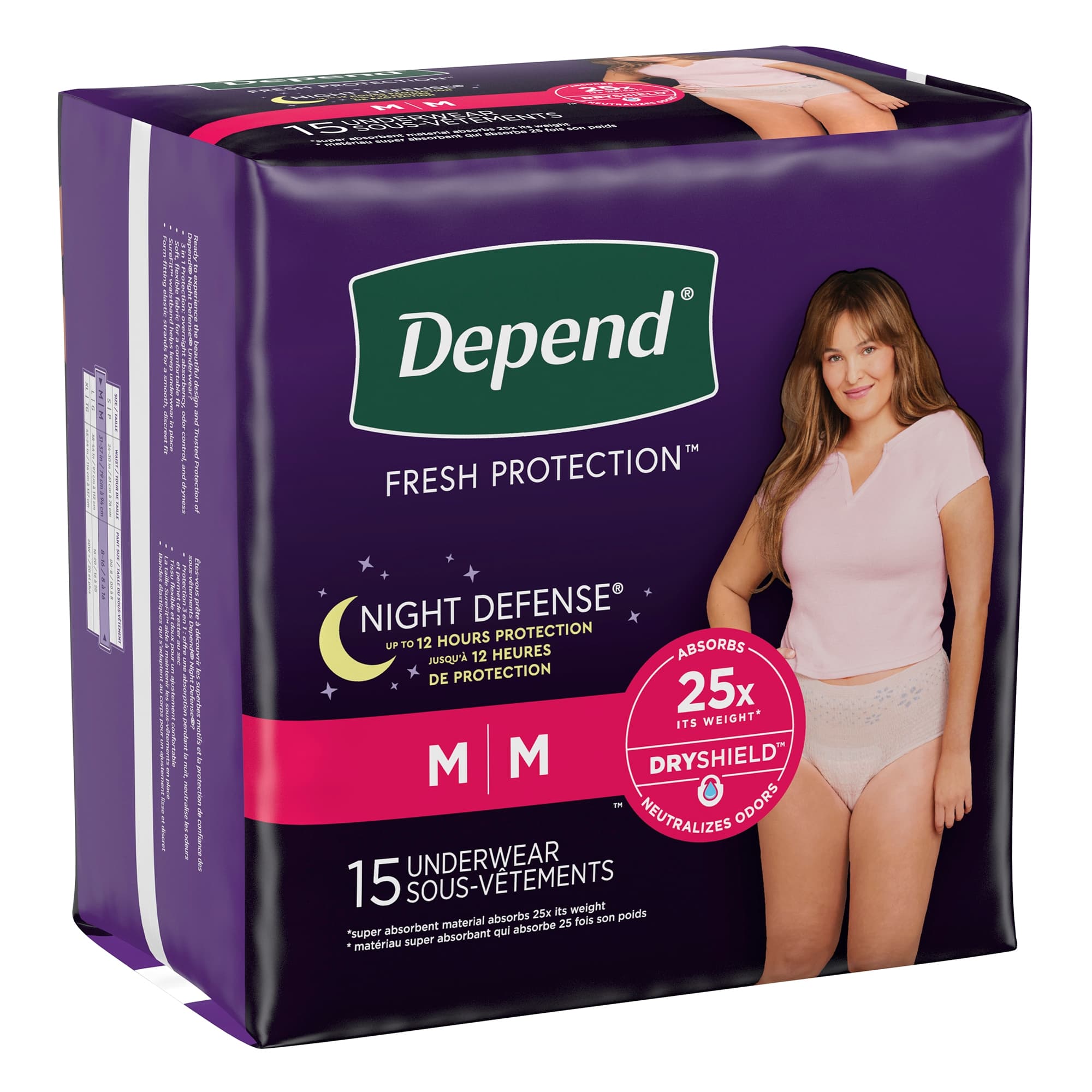 Depend Night Defense Incontinence Underwear For Women