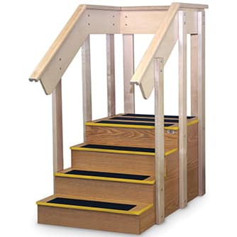 Hausmann Straight Staircase with Platform