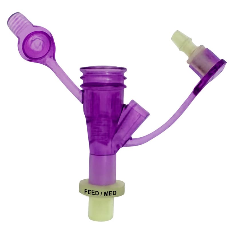 AMT ENFit Y-Port Transition Adapter with Enhanced Med-Port