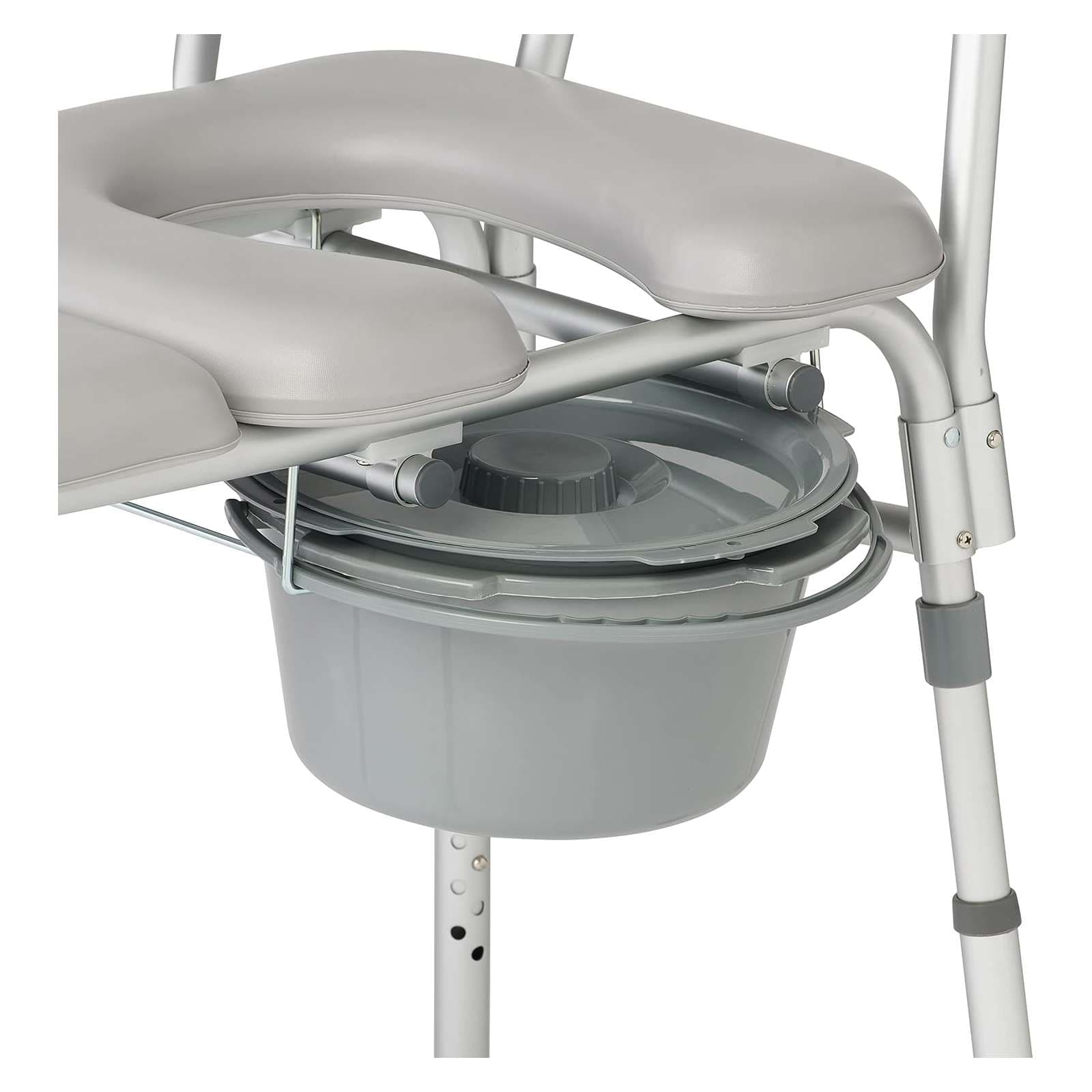 Medline Combination Transfer Bench and Commode - Image 5