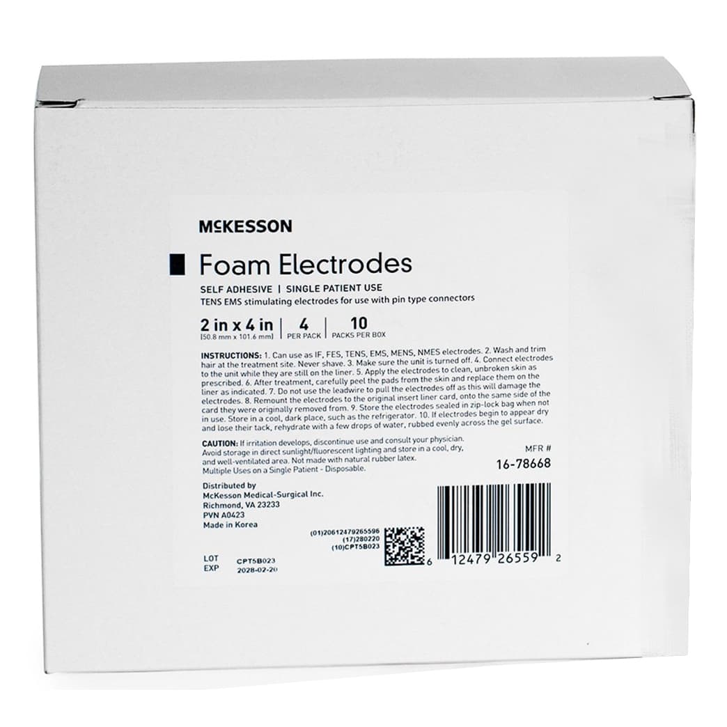 McKesson Self-Adhesive Electrotherapy Electrode For TENS and EMS Units