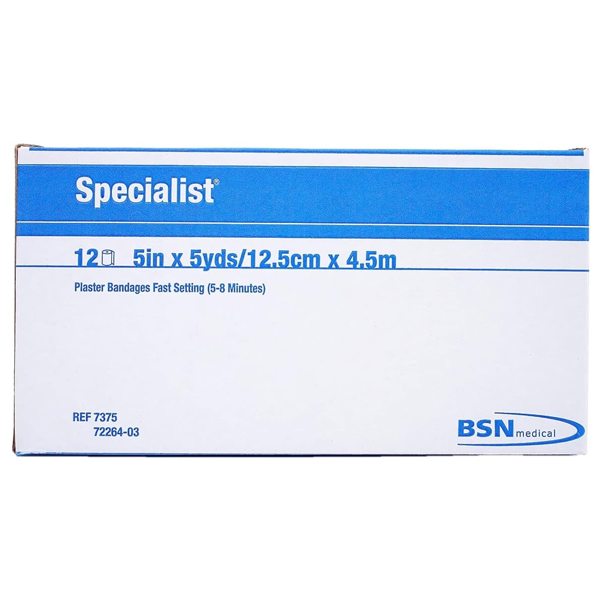 Specialist Fast Plaster Bandages, 5 Inch x 15 Foot - Case of 48 - Image 1