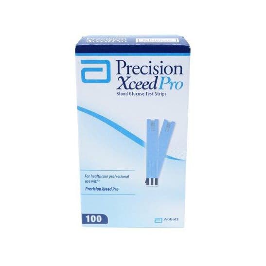 Precision Xceed Pro Blood Glucose & Ketone Test Strips - Box of 100