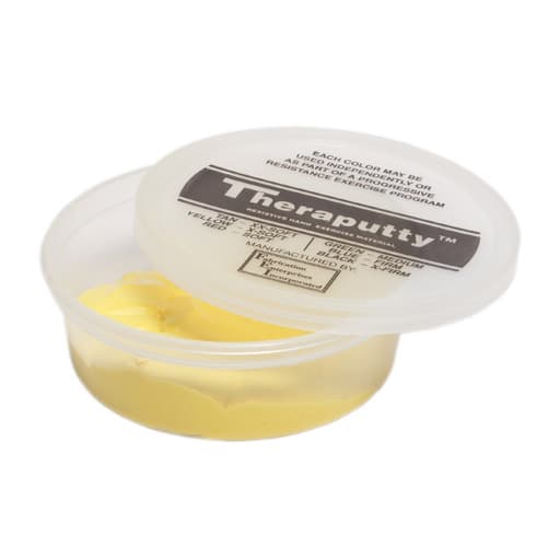 Theraputty Standard Exercise Putty, 6 Oz, Yellow, Extra Soft - Image 1