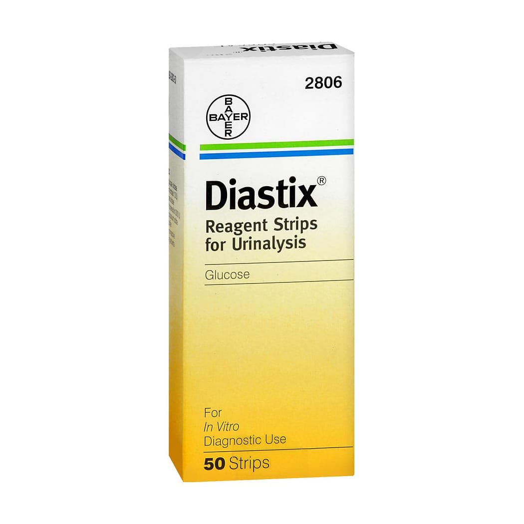 Bayer Diastix Reagent Test Strip, Urine Glucose - Box of 50 - Image 1