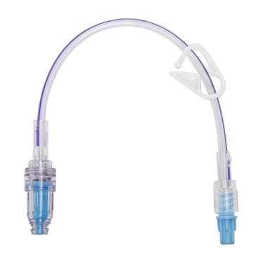 Maxplus Clear IV Extension Set Without Filter, Male Spin Lock Connector