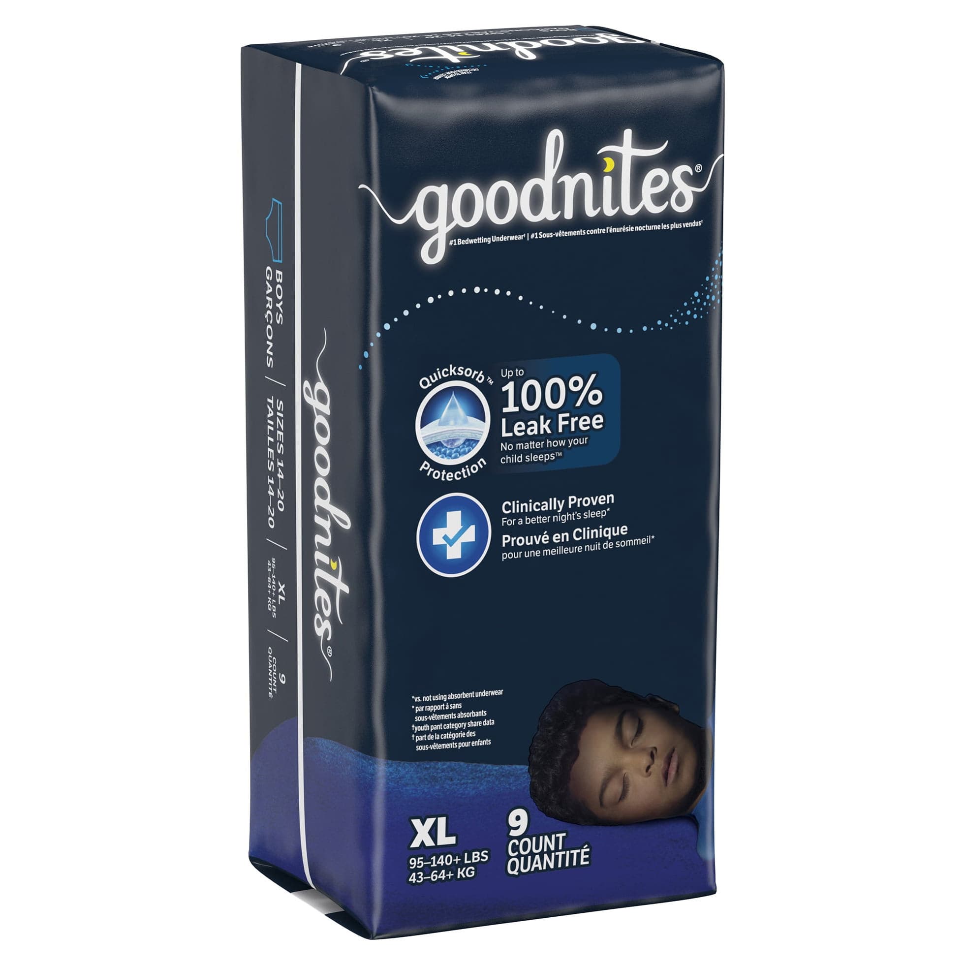GoodNites Absorbent Boy Underwear, 2 Extra Large