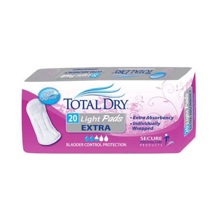 Total Dry Incontinence Light Bladder Control Pads - Image 2