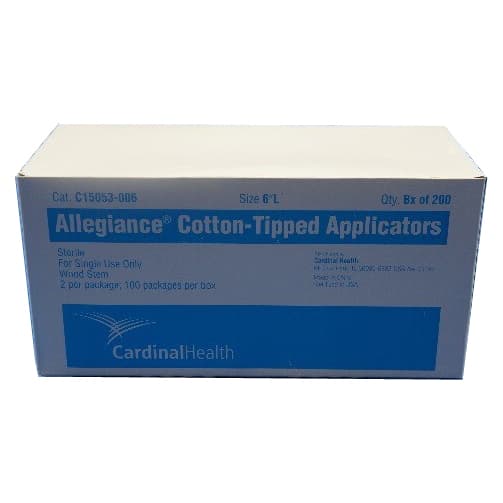 Cardinal Health 6 Inch Wood Shaft Cotton-Tip Applicator, Sterile - Image 1