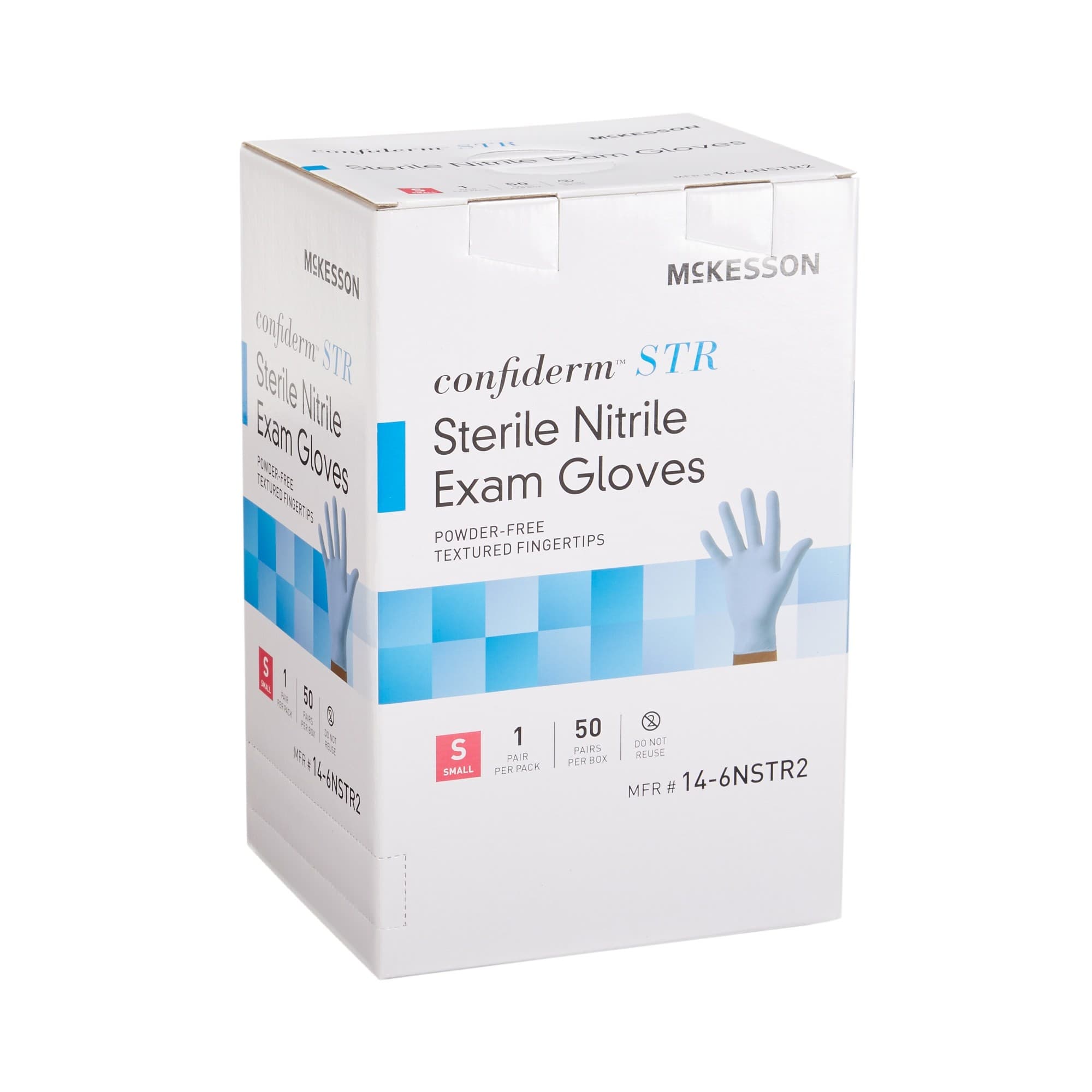 McKesson Confiderm STR Nitrile Powder Free Exam Gloves - Image 6