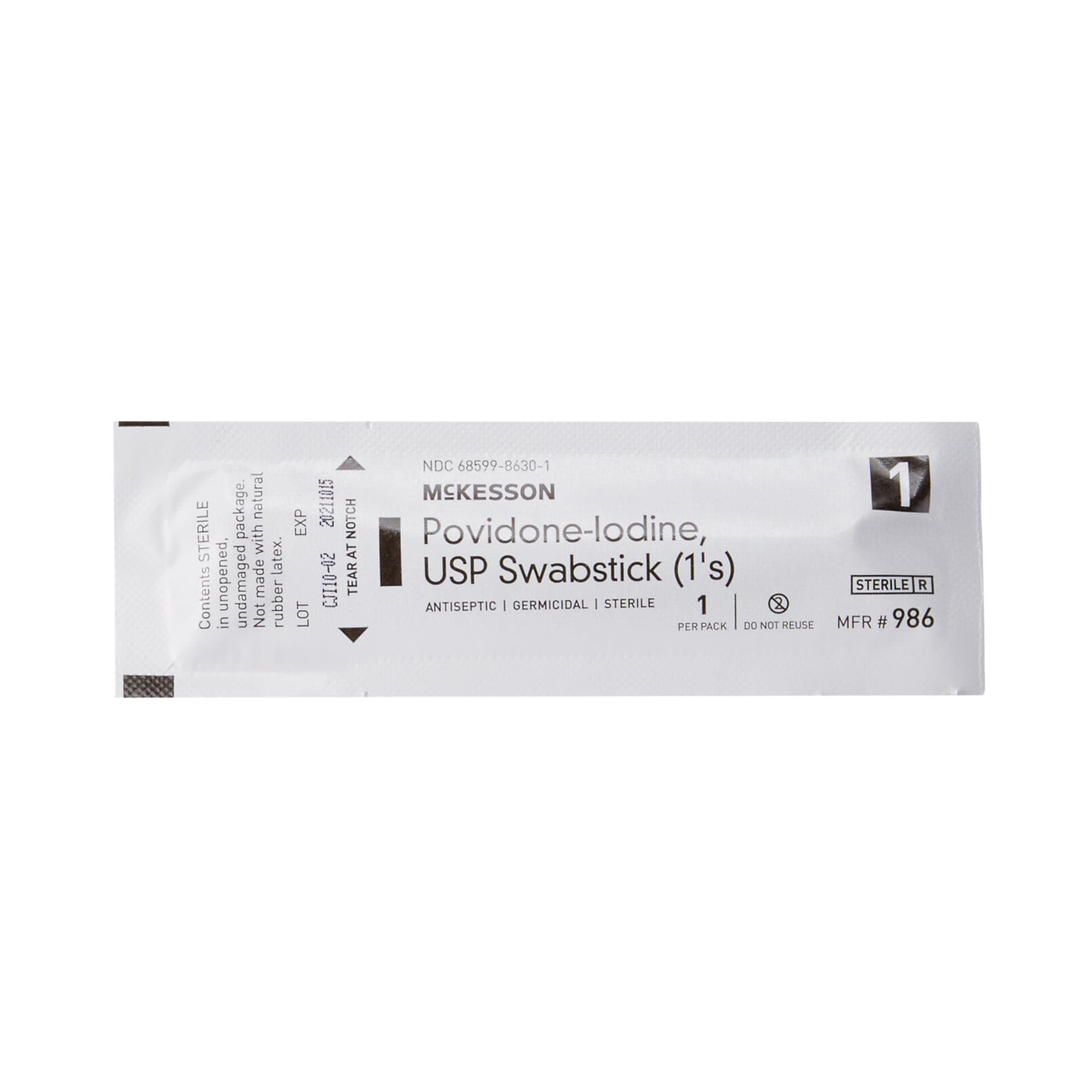 McKesson Povidone-Iodine Impregnated Swabstick - Image 4