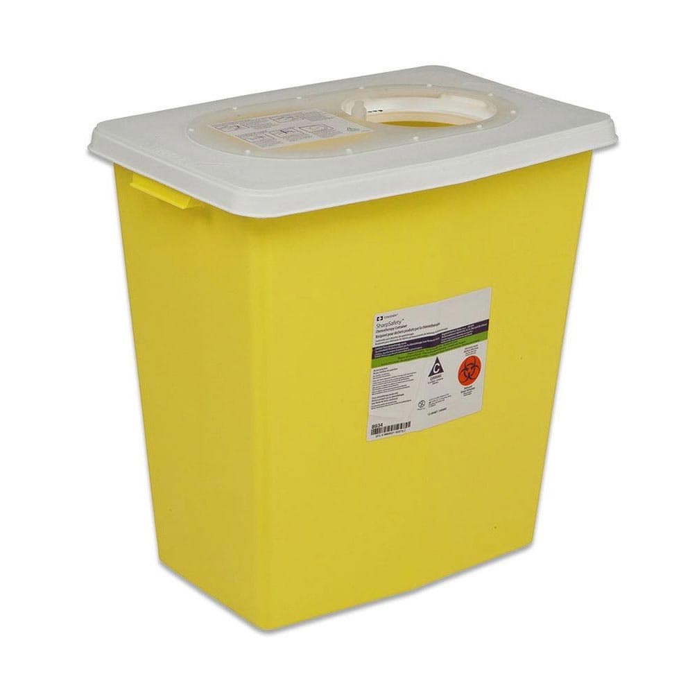 SharpSafety Chemotherapy Waste Container with Sliding Gasketed Lid - Image 1
