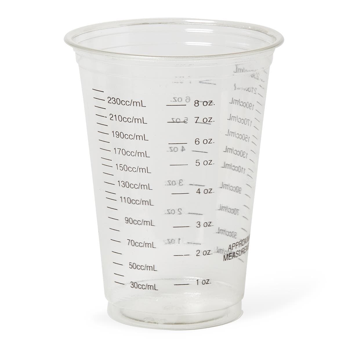 Medline Disposable Graduated Cold Plastic Drinking Cups - Case of 1000 - Image 1