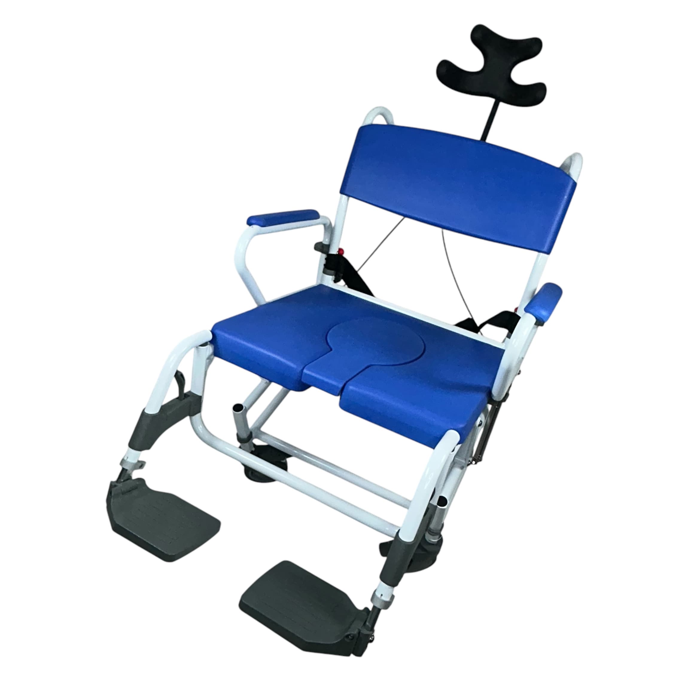 Ezee Life 198 Bariatric Aluminum Tilt Shower and Commode Chair