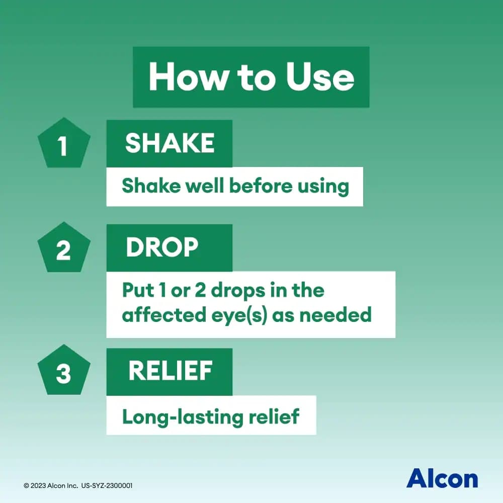 Alcon Systane Ultra Lubricant Eye Drops, Twin Pack, 10 ml - Image 3