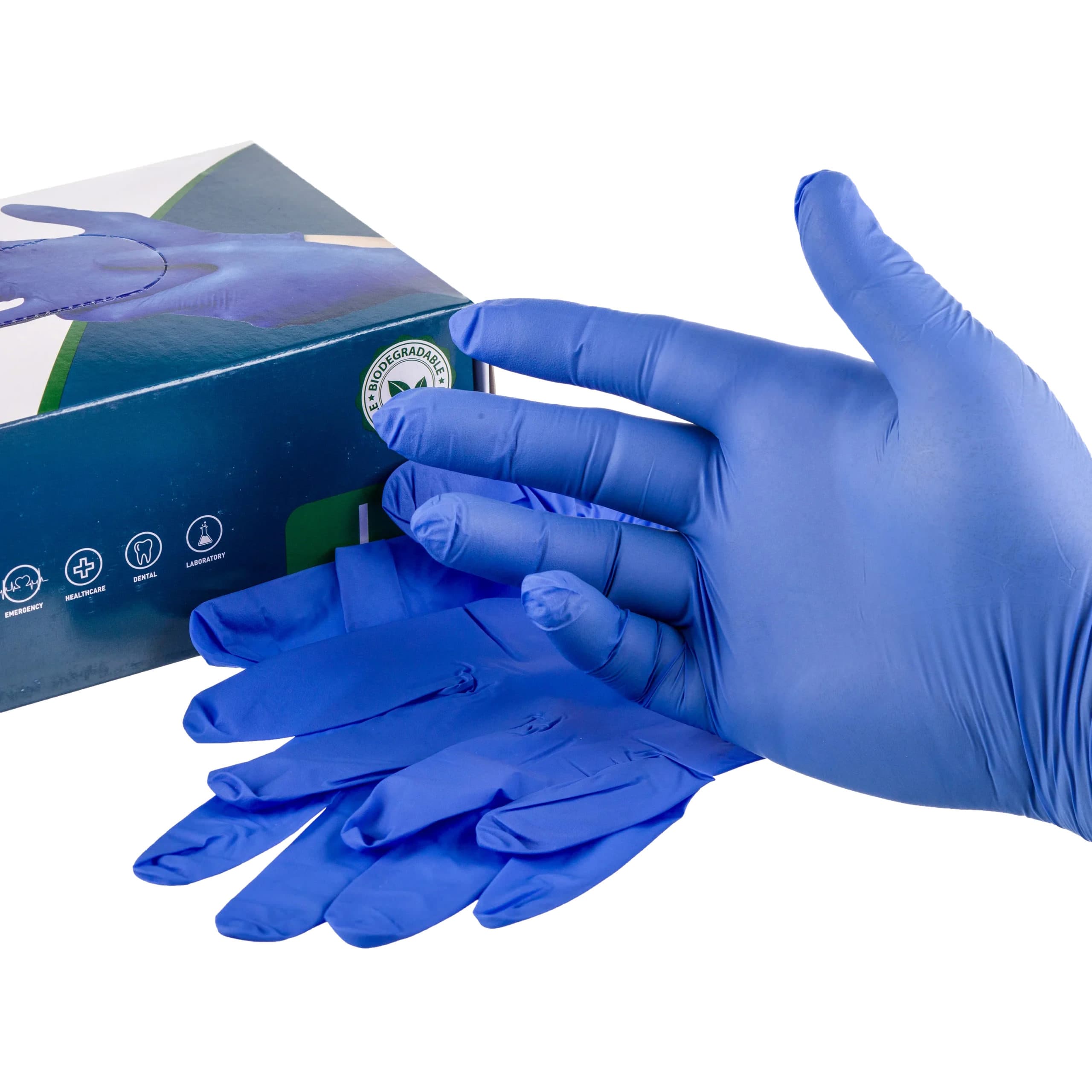 Medzah BIODEL Nitrile Exam Gloves - Image 3