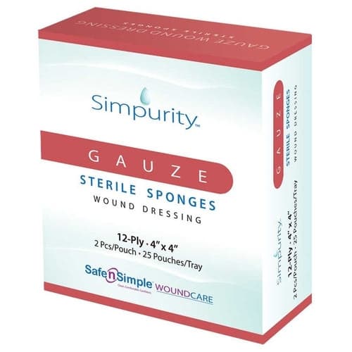 Simpurity Gauze Sterile Sponge Dressing