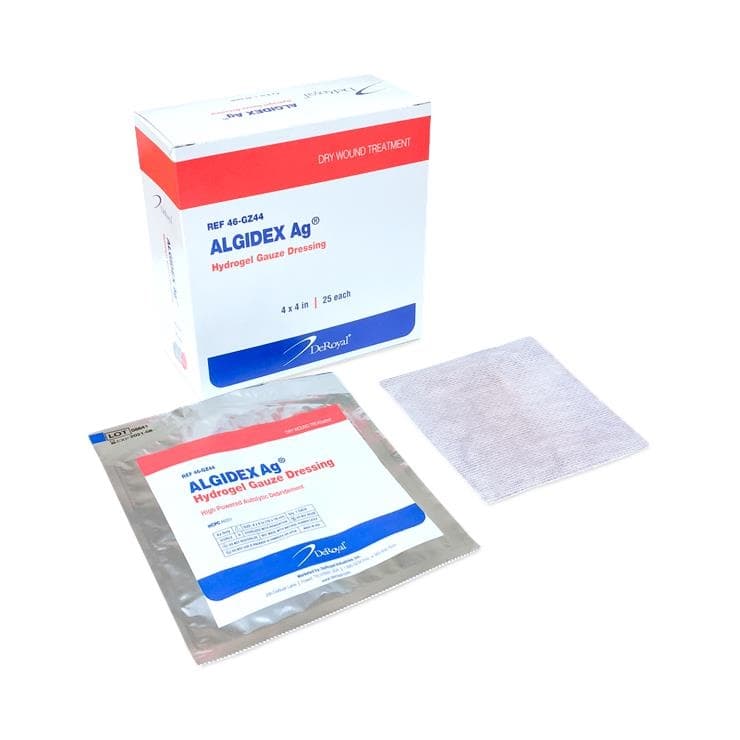 Algidex Ag Hydrogel Gauze Silver Alginate Wound Dressing - Image 1