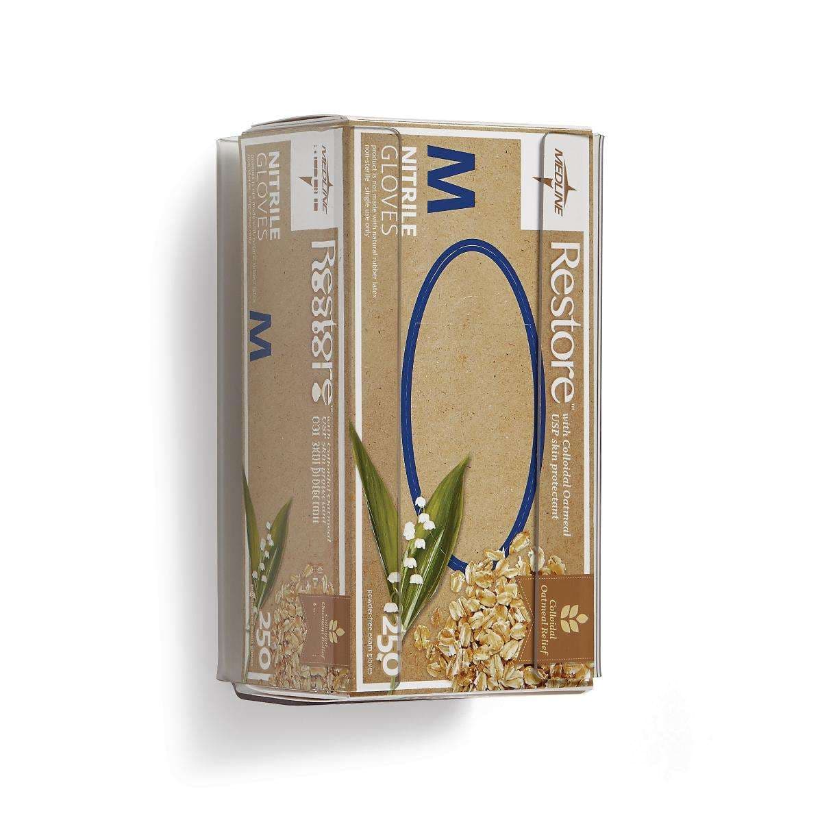 Medline Clear Plastic Glove Dispenser, Horizontal-vertical mount