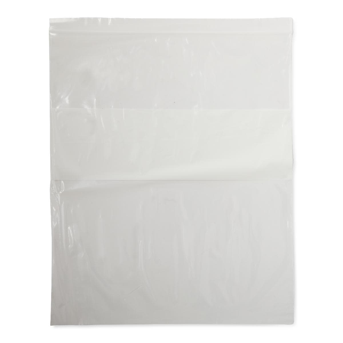 Medline Plastic Zip Closure Bags with White Write-On Block