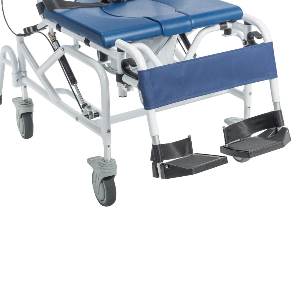 Drive Medical Tilting Aluminum Rehab Shower Chair Commode - Image 5