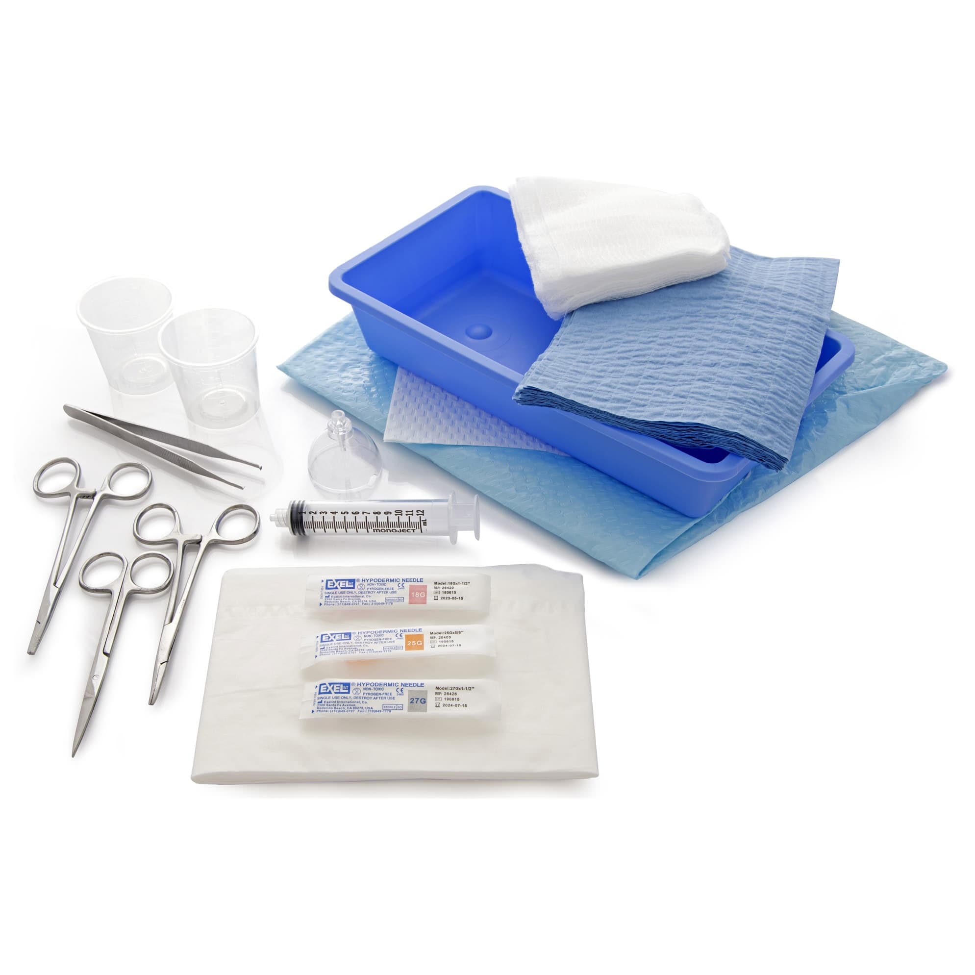 McKesson Laceration Tray Sterile, Splash Guard