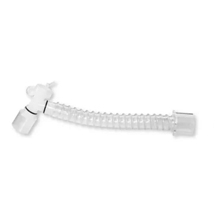 Respironics Flexible trach adapter with 15 mm cuff - Box of 10 - Image 1