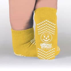 Principle Reusable Ankle High Terry Cloth Slipper Socks, 3X-Large, Yellow - Case of 48 - Image 1