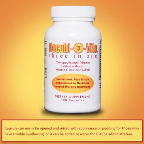 Decubivite Three In One Multivitamin Supplement Capsules, 500 mg - Image 2