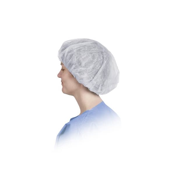 Medline Blue Bouffant Cap, 24 Inch