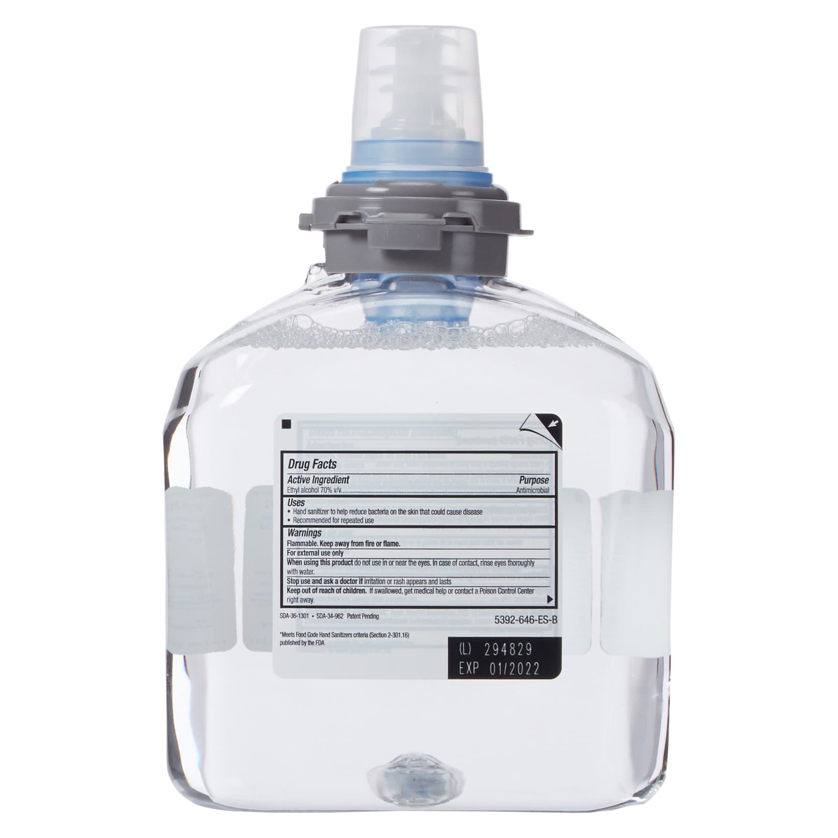 Purell Advanced Hand Sanitizer Foam Foam Refill Bottle For TFX Touch-Free dispenser - Image 3