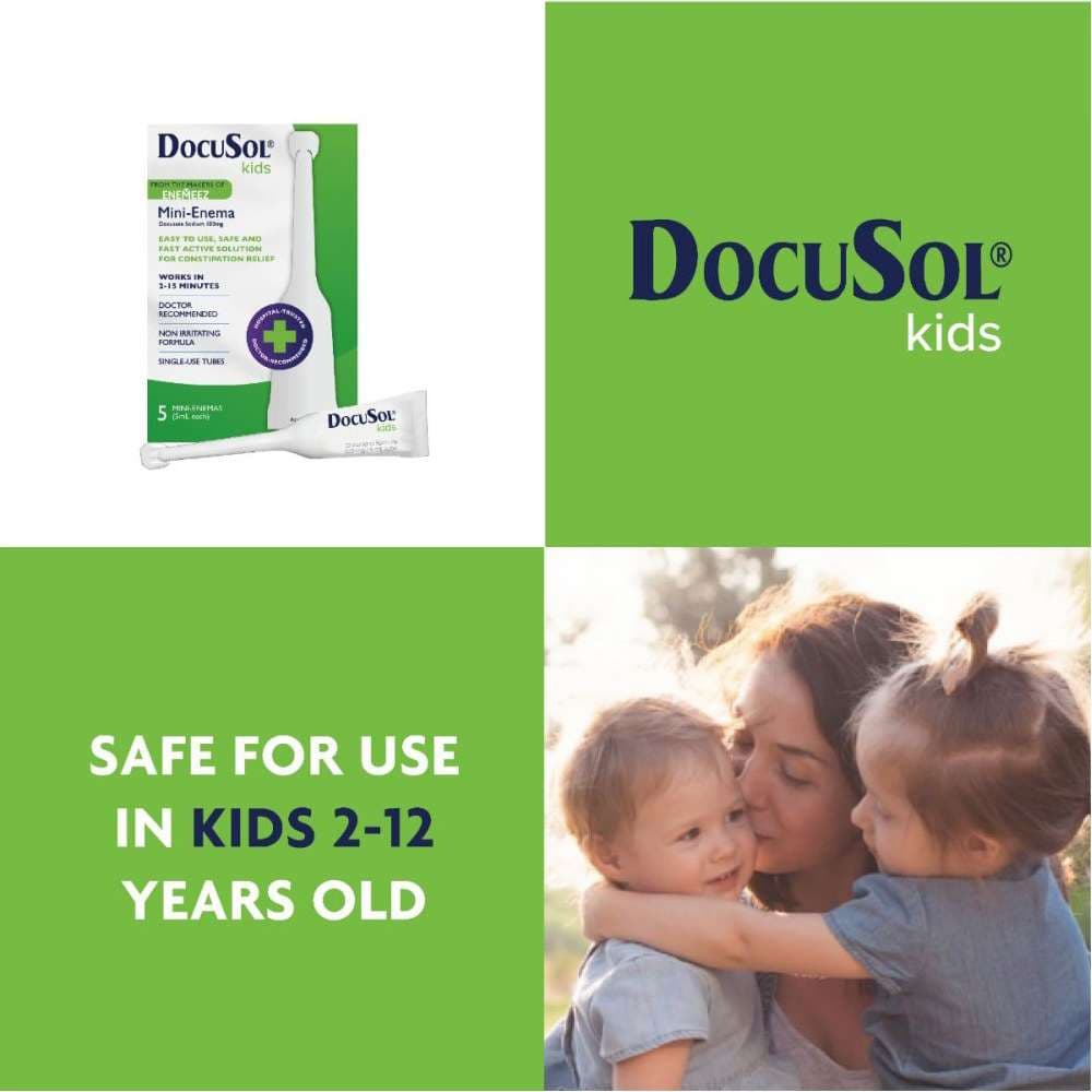 DocuSol Kids Constipation Relief Mini Enemas - Box of 5 - Image 7
