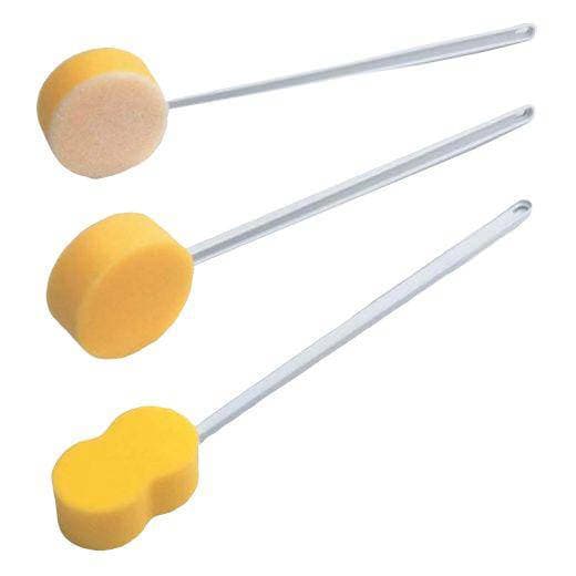 Sammons Preston Long Scrub Sponge with Plastic Handle
