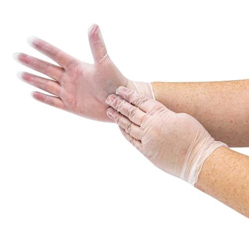 Basic Vinyl Exam Gloves - Image 3