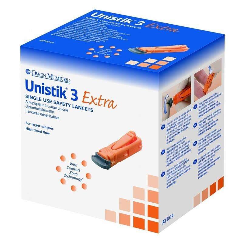 Unistik 3 Needle Safety Lancet