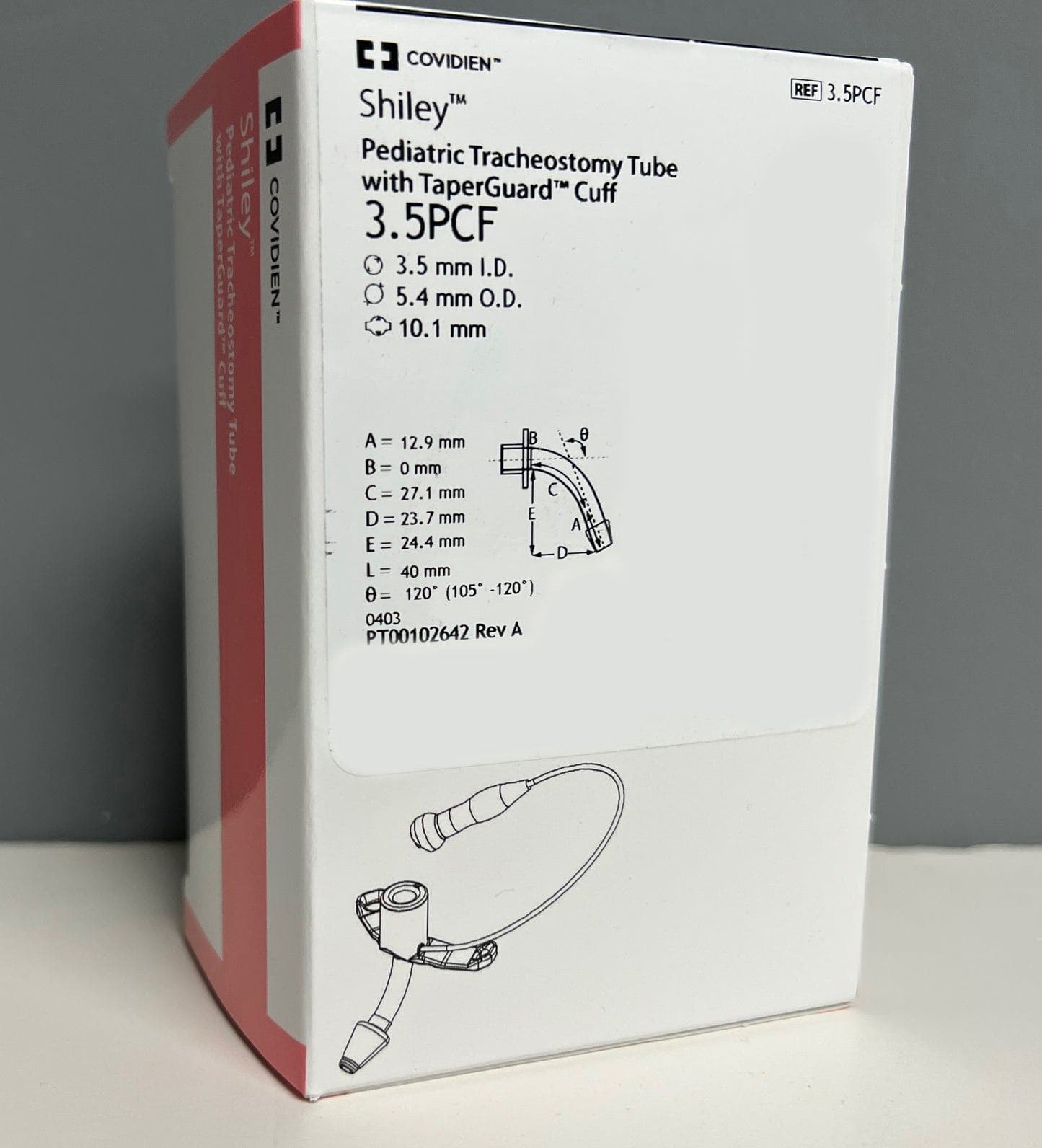 Shiley pediatric tracheostomy tubes, with TaperGuard cuff - Image 2