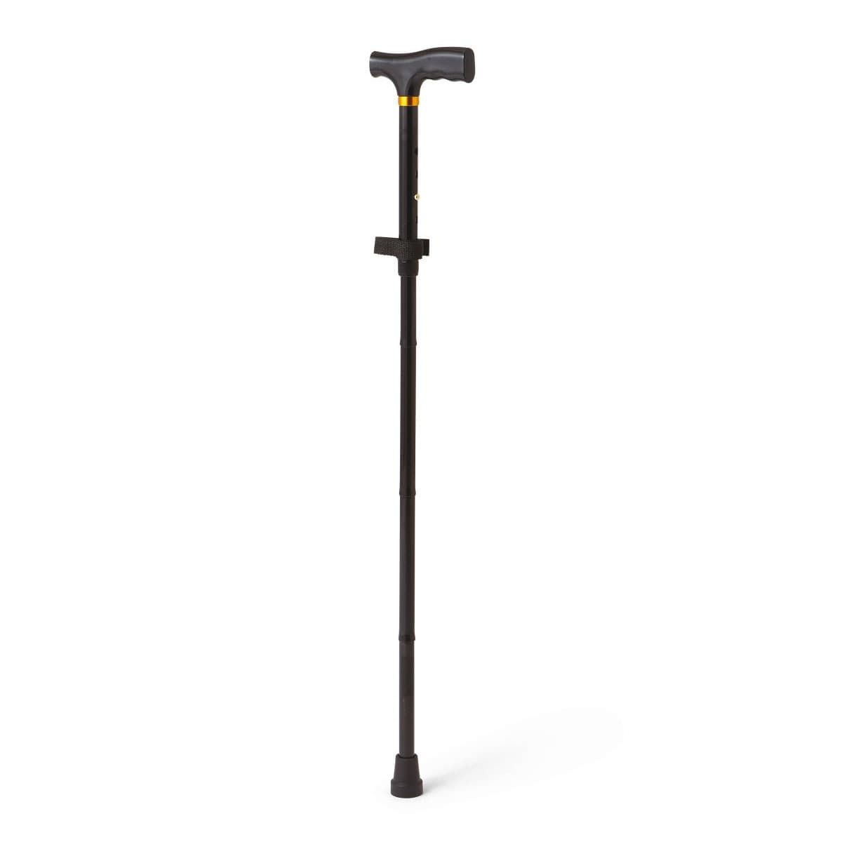 Medline Aluminum Folding T-Handle Cane