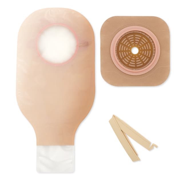 New Image 2-Piece Drainable Ostomy Kit with Flat FlexWear Barrier - Image 2
