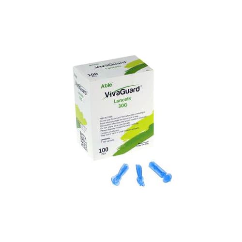 Able VivaGuard Phlebotomy Lancet, 100 Count - Box of 100
