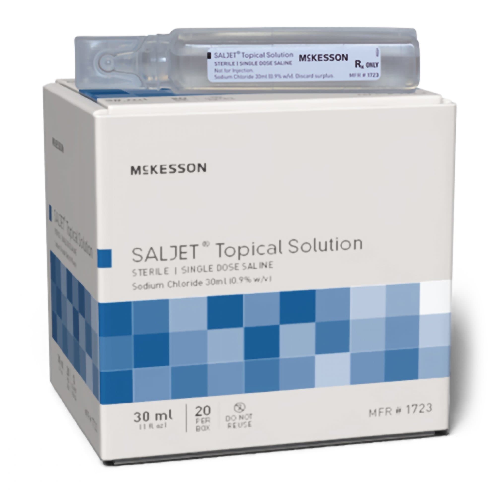 Saljet Single-Use Saline for Irrigation, 30 mL