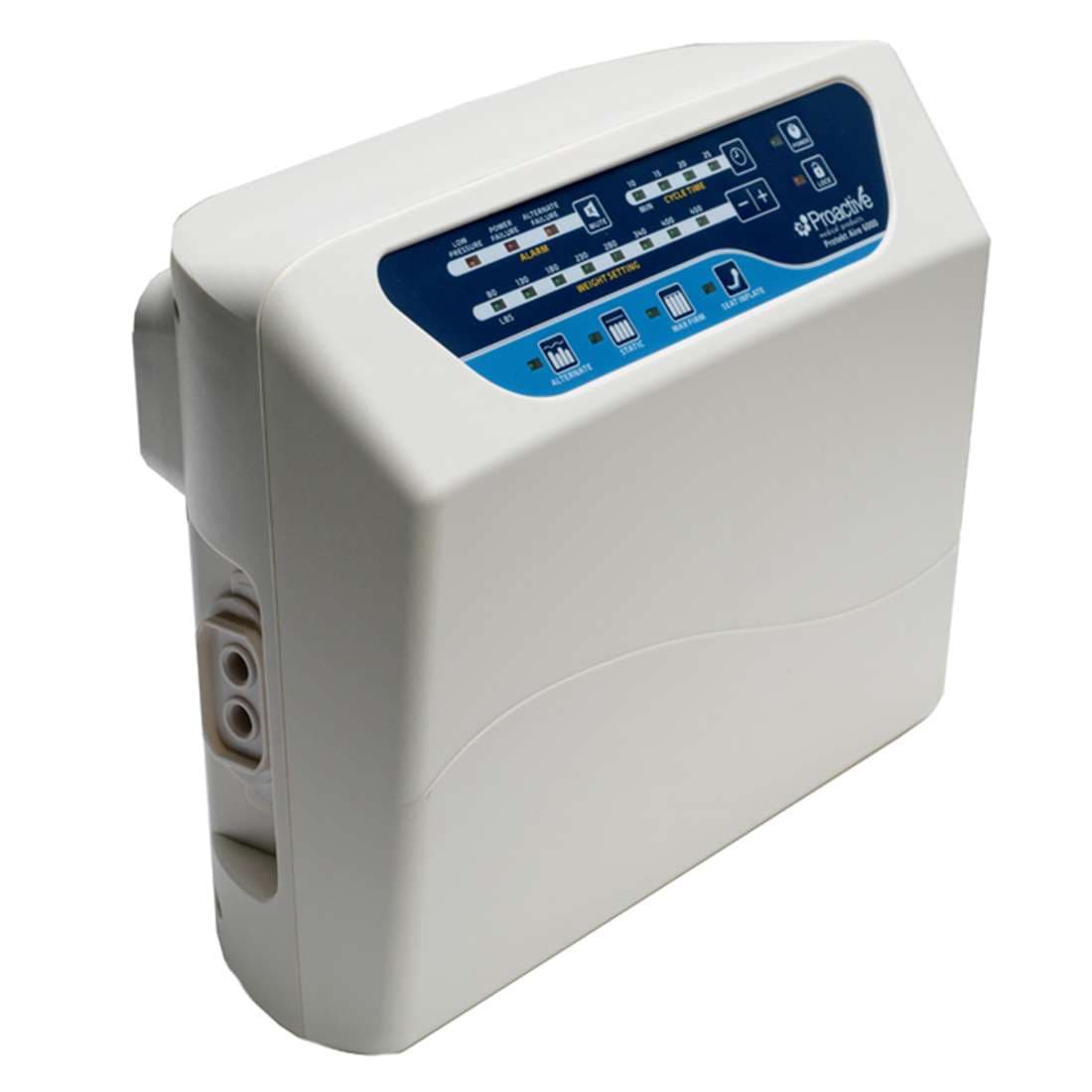 Protekt Aire 6000AB Low Air Loss/ Alternating Pressure Mattress with Deluxe Digital Pump & Raised Side Air Bolsters - Image 4