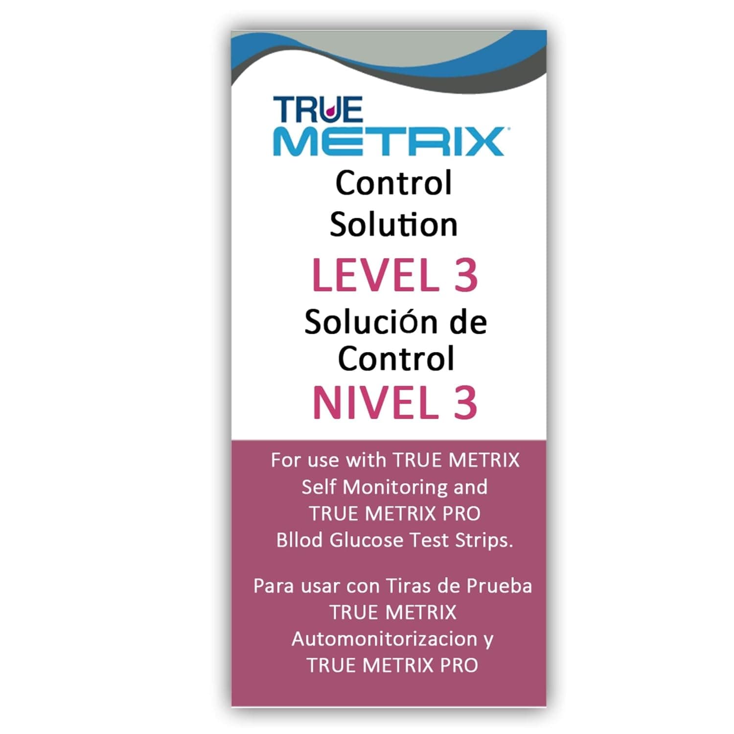 True Metrix Blood Glucose Control Solution, Level 3 - Image 1