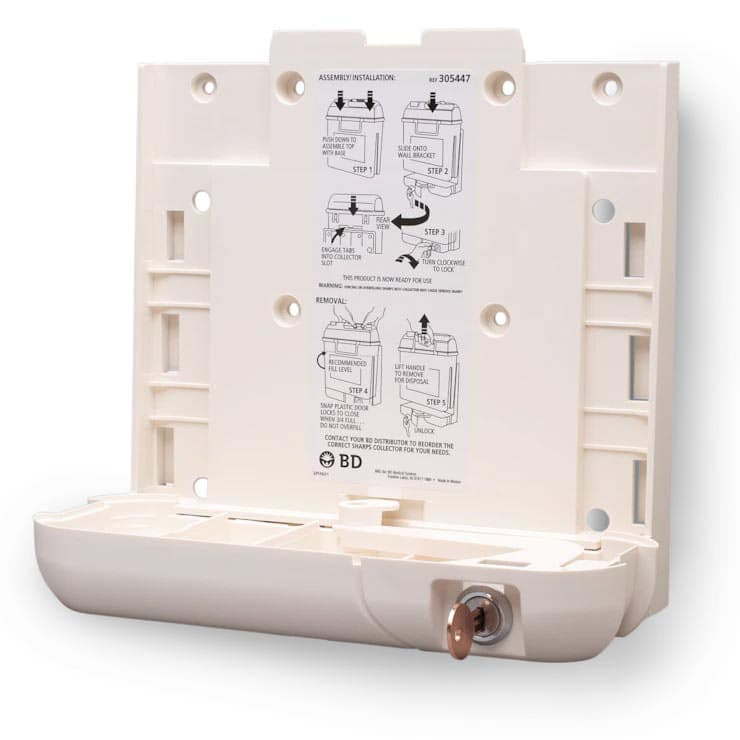 BD Locking Wall Bracket for 5.4 qt Sharp Container