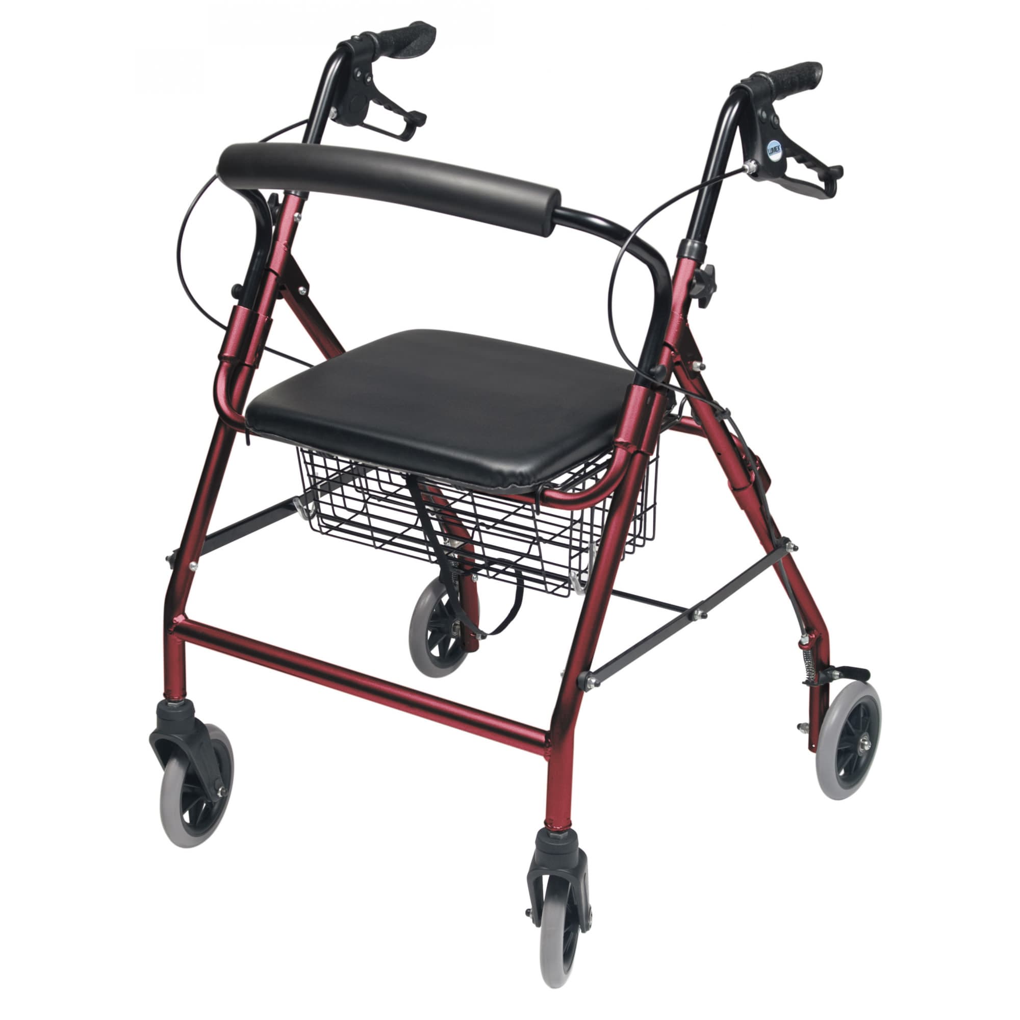 Lumex Walkabout Wide Four-Wheel Rollator - Image 3