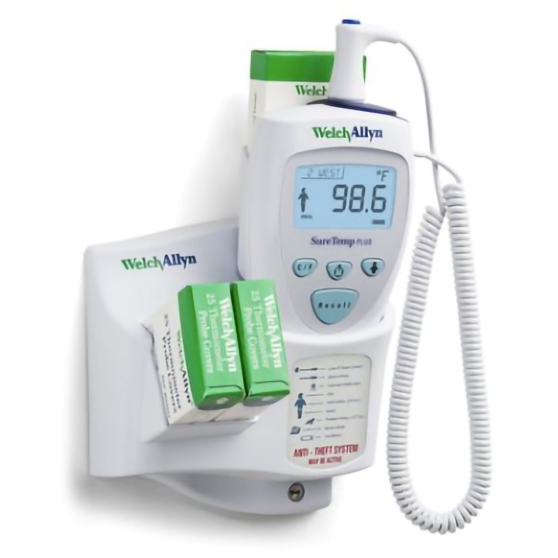 SureTemp Plus Electronic Thermometer with Wall Mount - Image 1