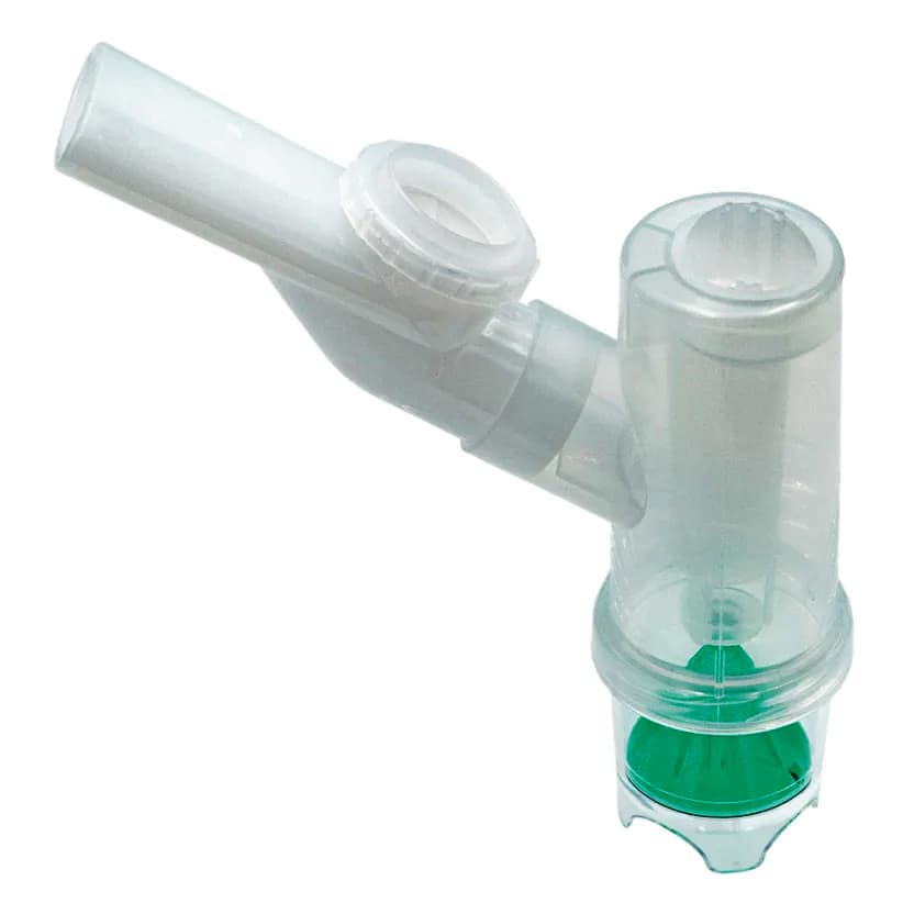 NebuTech HDN Reusable Nebulizer Cup with Inhalation & Exhalation Valve, Mouthpiece, 7ft.Tubing - Image 1