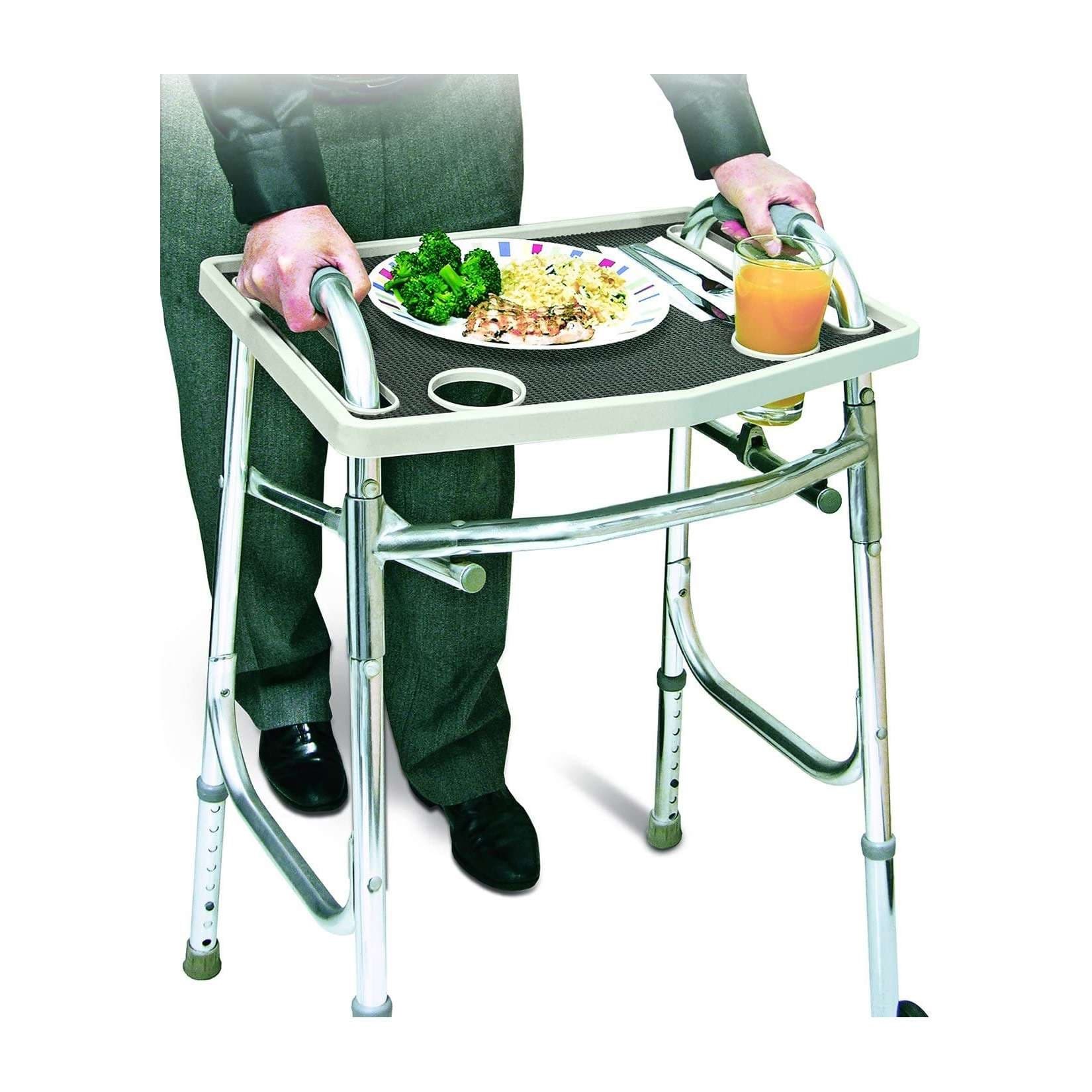 Jobar Walker Tray, with Grip Mat, 20.75" x 15.75" x 1"