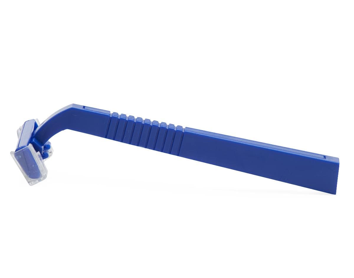 Medline Disposable Facial Razors with Single Blade, Blue - Image 2