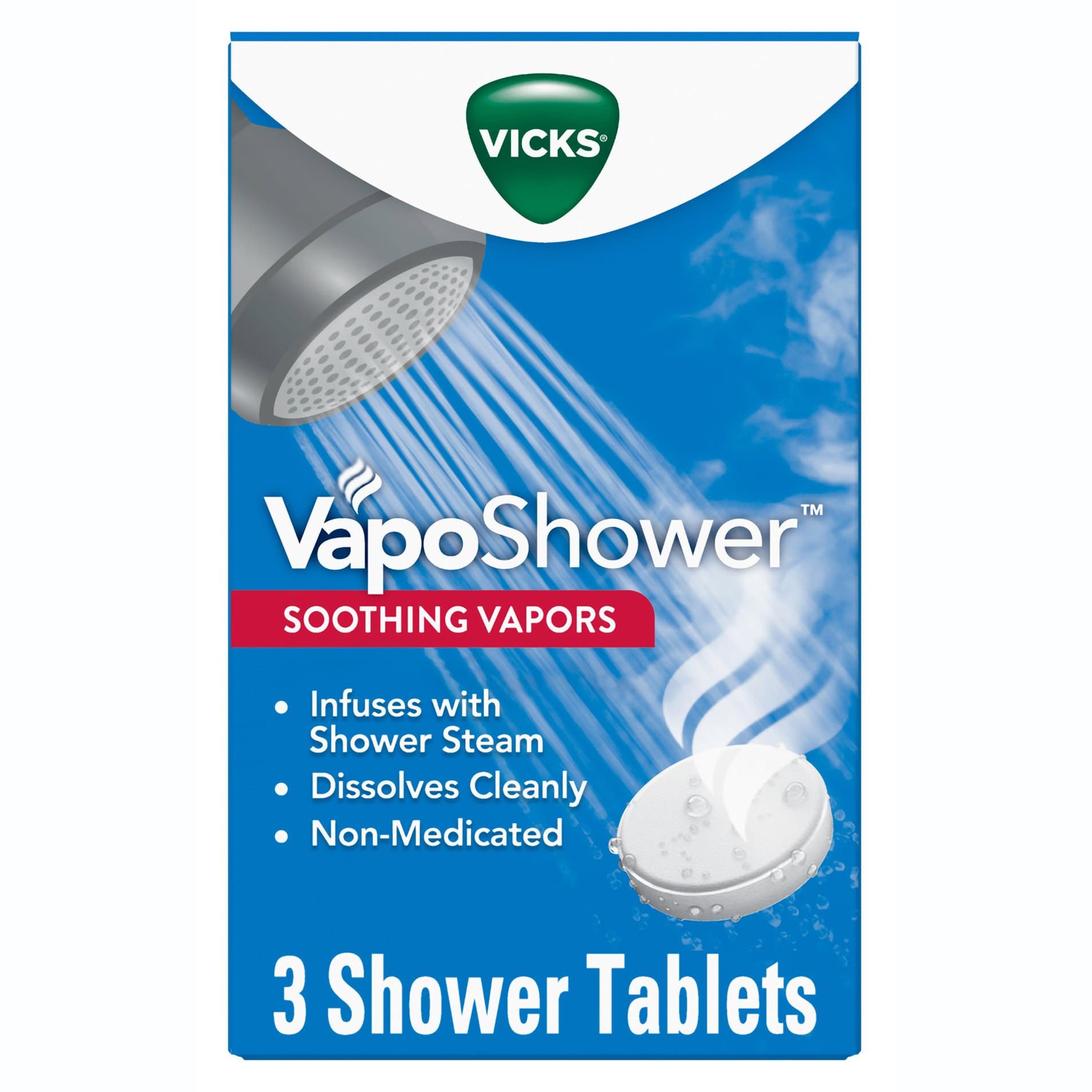 Vicks VapoShower Shower Tablets - Carton of 3