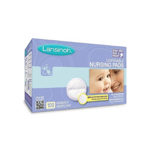 Lansinoh Stay Dry Disposable Nursing Pad - Case of 1200 - Image 1